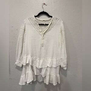 FREE PEOPLE Sachi Mini Dress In Ivory
